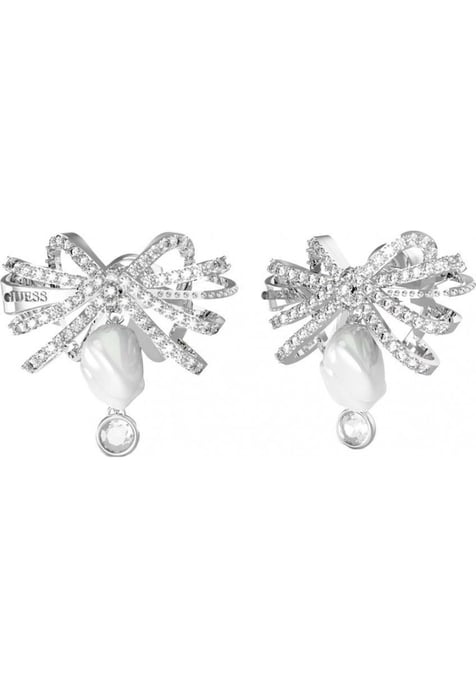Guess UBE01323RH Ladies A-Bow You Earrings - Image 1