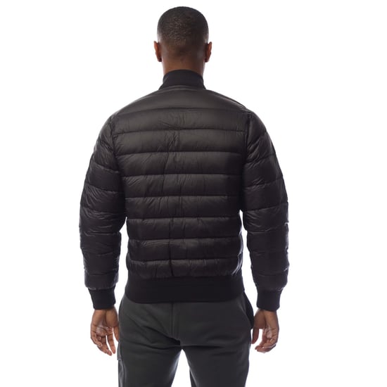 Men's C.P. Company D.D. Shell Bomber Down Jacket in Black - Image 2