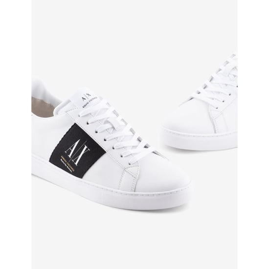Men's Armani Exchange Trainers in White - Image 4