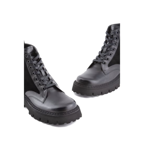 Men's Emporio Armani Boots in Black - Image 5