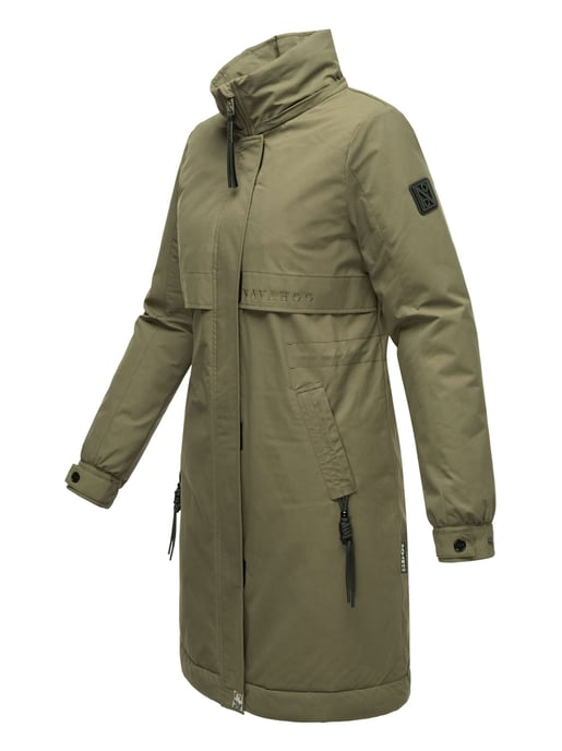 Navahoo Kaltwetterretter dames winterparka met imitatiebontkraag - Image 4