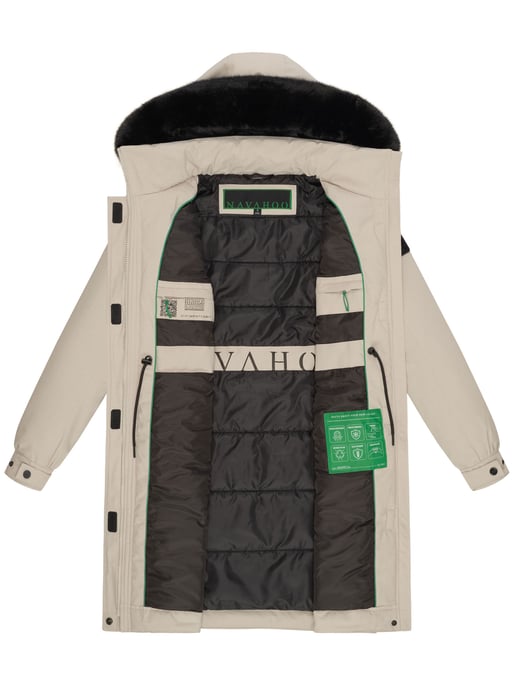 Navahoo Kaltwetterretter dam vinterparka med fuskpäls - Image 6