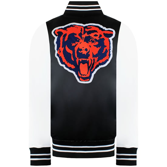 Mitchell & Ness NFL Chicago Bears Mens Satin Bomber Jacket - Image 4