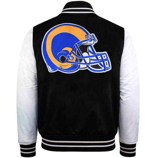Mitchell & Ness NFL Los Angeles Rams Mens Satin Bomber Jacket - Image 4