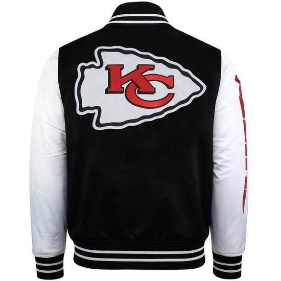 Mitchell & Ness NFL Kansas City Chiefs Mens Satin Bomber Jacket - Image 4