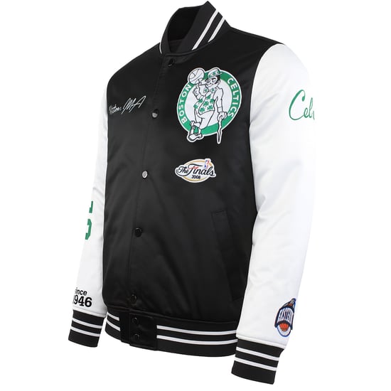 Mitchell & Ness NBA Boston Celtics Mens Satin Bomber Jacket - Image 3