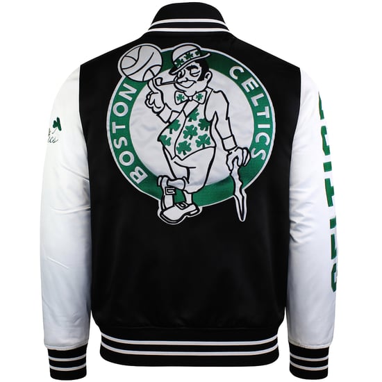 Mitchell & Ness NBA Boston Celtics Mens Satin Bomber Jacket - Image 4