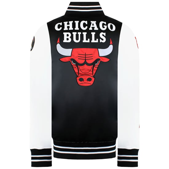 Mitchell & Ness NBA Chicago Bulls Mens Satin Bomber Jacket - Image 4