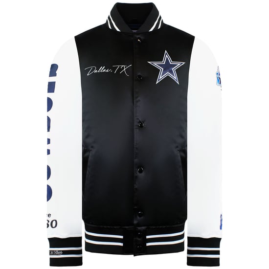 Mitchell & Ness NFL Dallas Cowboys Mens Satin Bomber Jacket - Image 1