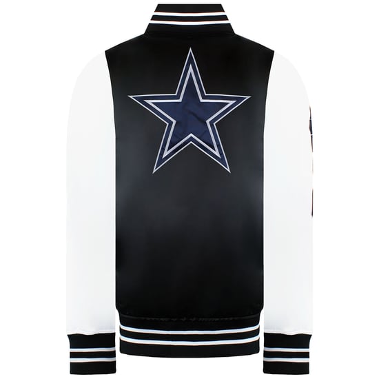 Mitchell & Ness NFL Dallas Cowboys Mens Satin Bomber Jacket - Image 4