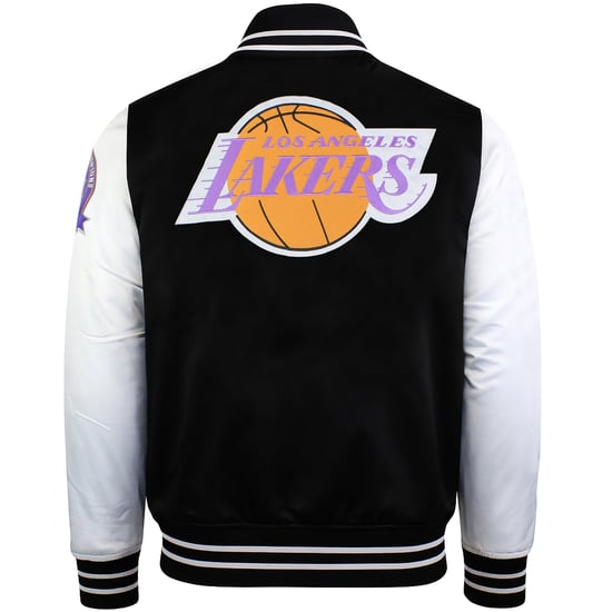 Mitchell & Ness NBA Los Angeles Lakers Mens Satin Bomber Jacket - Image 4