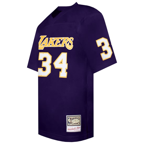 Mitchell & Ness NBA Los Angeles Lakers 34 O'Neal Mens Audible Jersey - Image 3