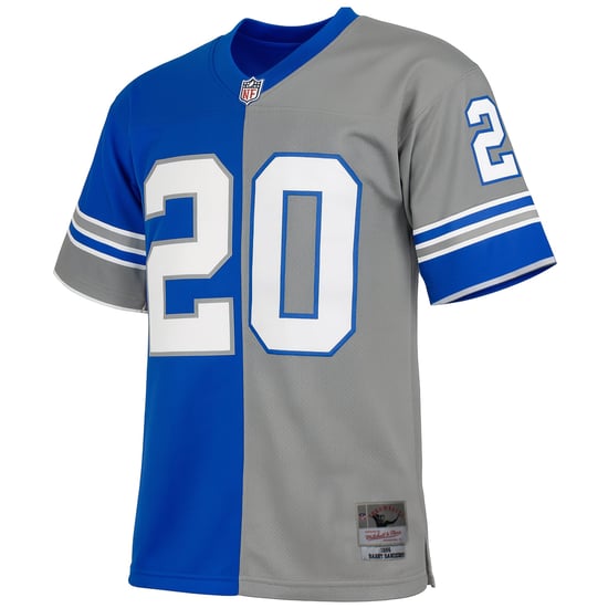 Mitchell & Ness NFL Detroit Lions 20 Sanders Mens Split Legacy Jersey - Image 3