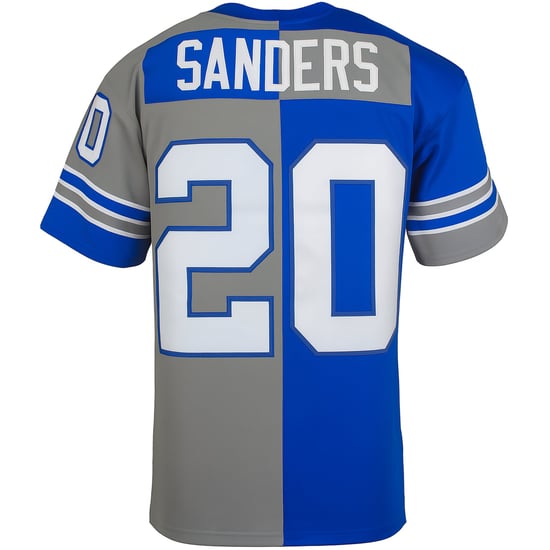 Mitchell & Ness NFL Detroit Lions 20 Sanders Mens Split Legacy Jersey - Image 4