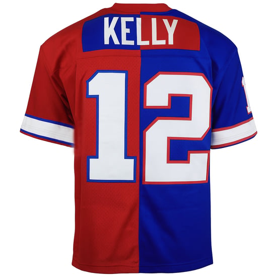 Mitchell & Ness NFL Buffalo Bills 12 Kelly Mens Split Legacy Jersey - Image 4