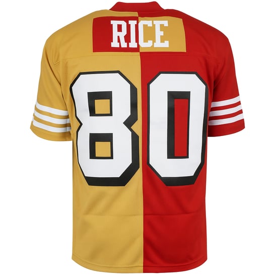 Mitchell & Ness NFL San Francisco 49ers 80 Rice Split Legacy Jersey - Image 4