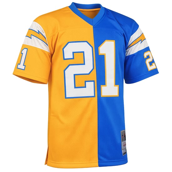 Mitchell & Ness NFL San Diego Chargers 21 Tomlinson Split Legacy Jersey - Image 2