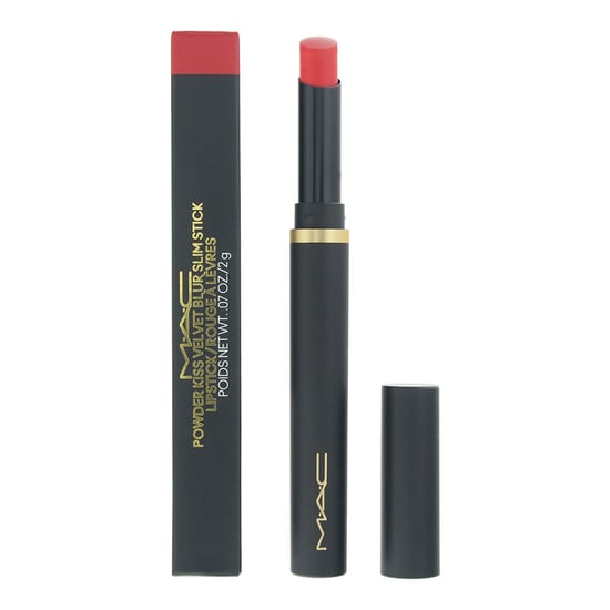 MAC Powder Kiss Velvet Blur Slim Stick Lipstick 2g - 875 Devoted to Danger - Image 1