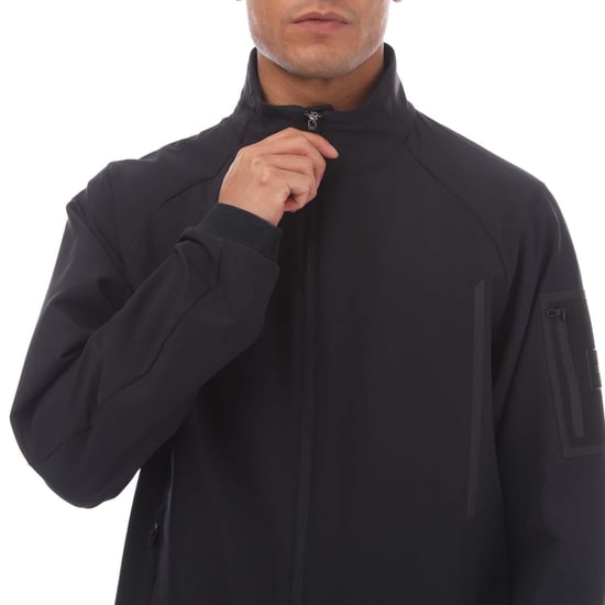 Boss Heren Zipped Athletic Track Jacket (Donkerblauw) - Image 3