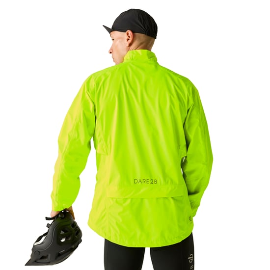 Dare 2B Mens Tor Waterproof Jacket (Fluro Yellow) - Image 5