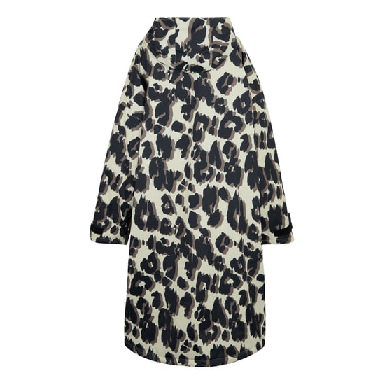 Regatta Unisex Adult Leopard Print Changing Robe (Multicoloured) - Image 2