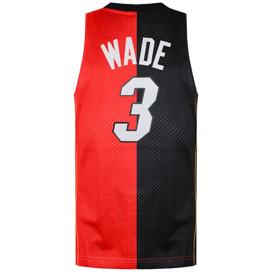 Mitchell & Ness NBA Miami Heat 3 Wade Swingman Jersey - Image 2