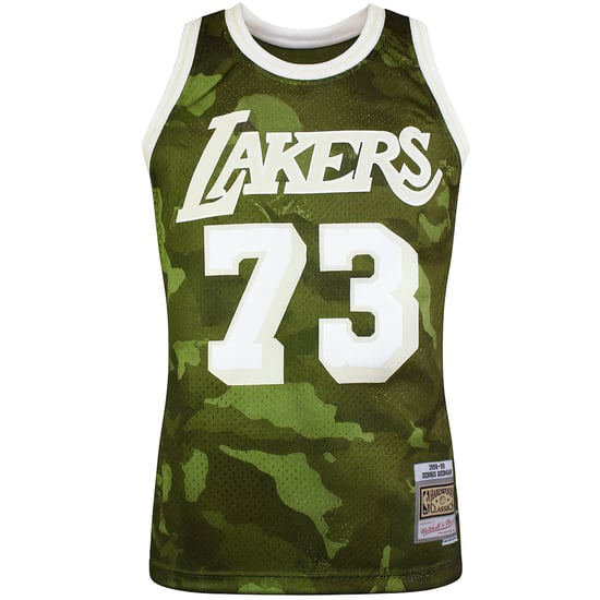 Mitchell & Ness NBA Los Angeles Lakers 73 Rodman Swingman Jersey - Image 1
