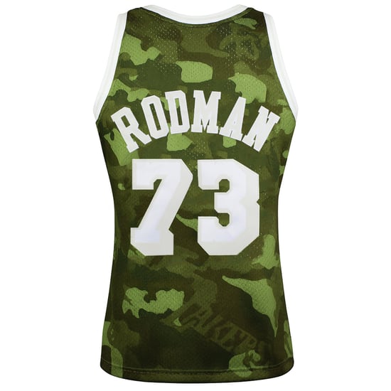 Mitchell & Ness NBA Los Angeles Lakers 73 Rodman Swingman Jersey - Image 2