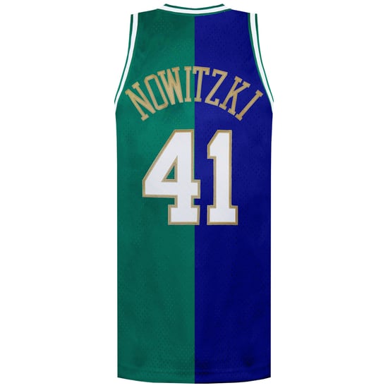 Mitchell & Ness NBA Dallas Mavericks 41 Nowitzki Swingman Jersey - Image 2