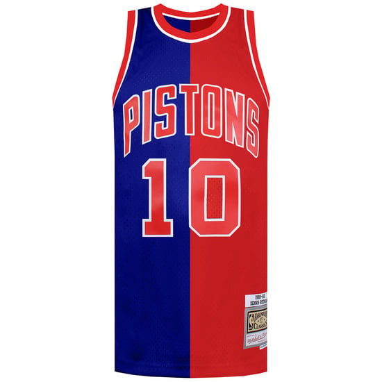 Mitchell & Ness NBA Detroit Pistons 10 Rodman Swingman Jersey - Image 1