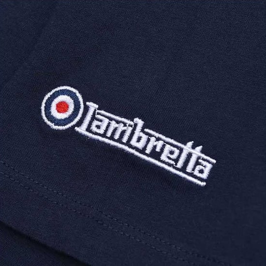 Lambretta Heren Target T-Shirt (Marineblauw) - Image 4