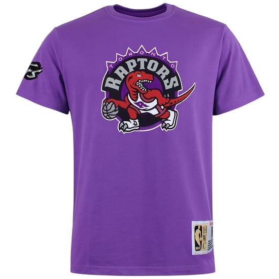 Mitchell & Ness NBA Toronto Raptors Origins Mens Purple T-Shirt - Image 1