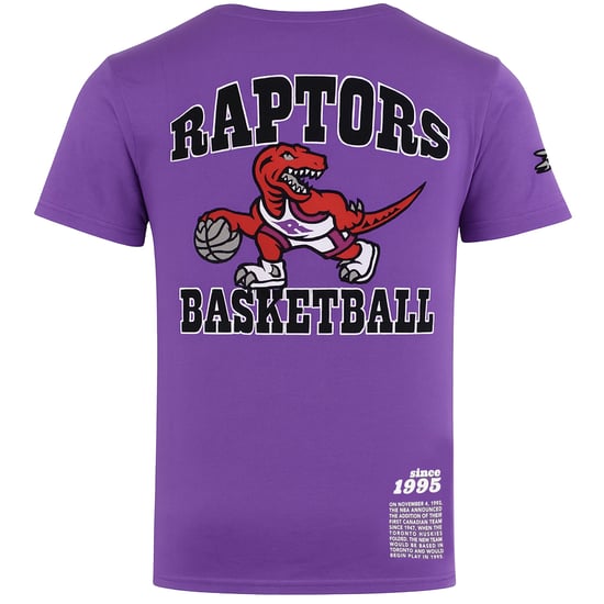Mitchell & Ness NBA Toronto Raptors Origins Mens Purple T-Shirt - Image 3