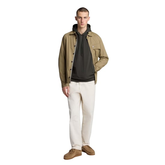 Lyle & Scott Heren Hybride Softshell Overtrek Hoodie (Grijs) - Image 6
