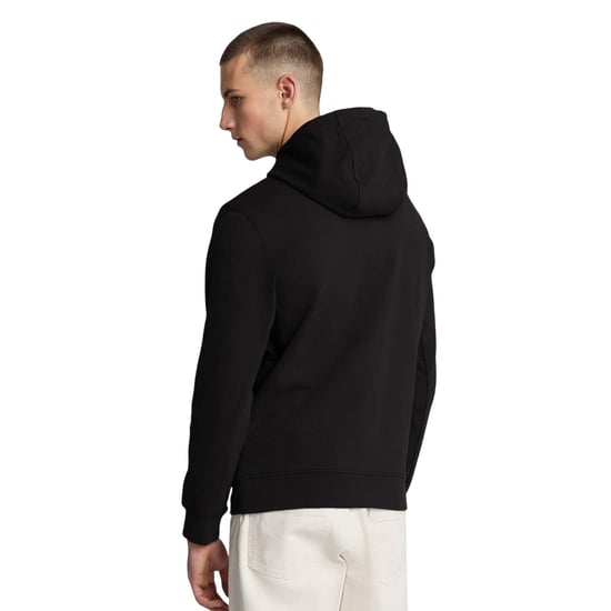 Lyle & Scott Heren Hybride Softshell Overtrek Hoodie (Zwart) - Image 5