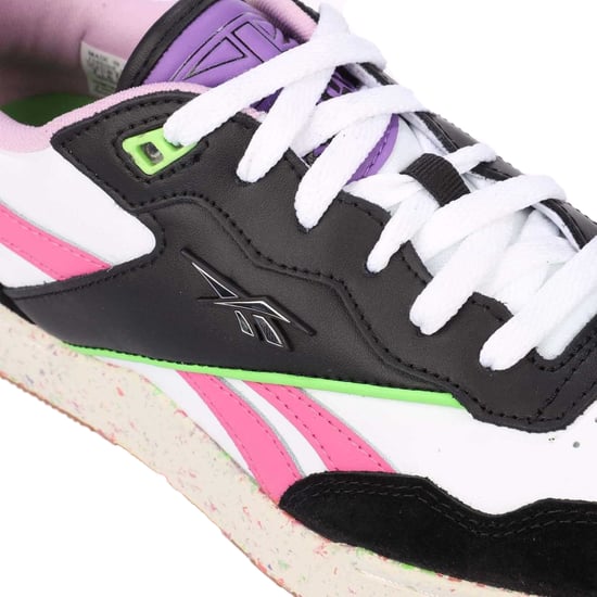 Reebok Volwassen BB 4000 II Leren Sportschoenen (Zwart/roze) - Image 6