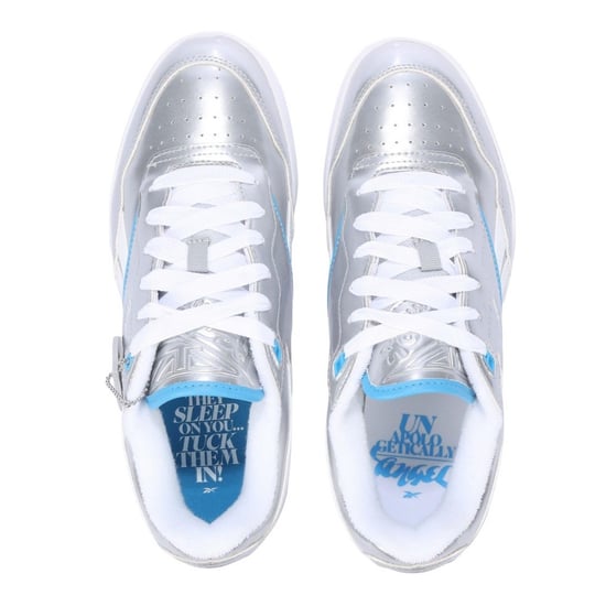 Reebok Unisex vuxen BB 4000 II läderskor (Silver) - Image 4