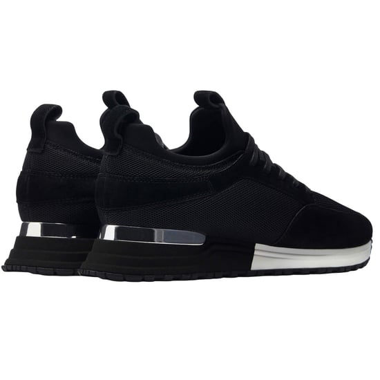 Mallet Heren Archway Leren Trainers (Zwart) - Image 2