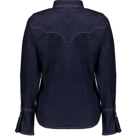 Geisha Blouse dark blue denim - Image 3