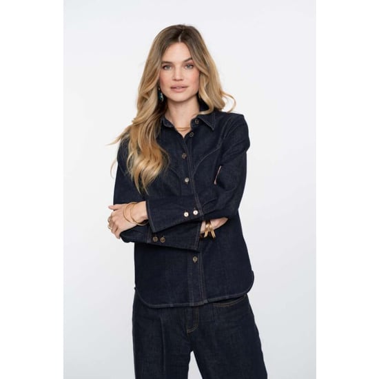 Geisha Blouse dark blue denim - Image 6