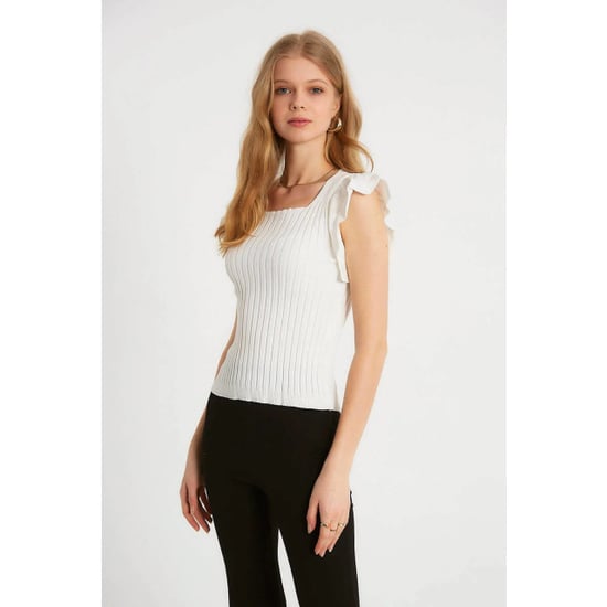 Robin-Collection Elastische ribstof top t93547 - Image 4