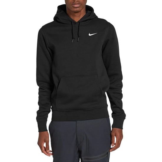 Nike Mens Fleece Hoodie Swoosh Logo Overhead Hoody Pullover Sweat - Image 3