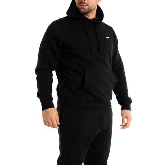 Nike Mens Fleece Hoodie Swoosh Logo Overhead Hoody Pullover Sweat - Image 5