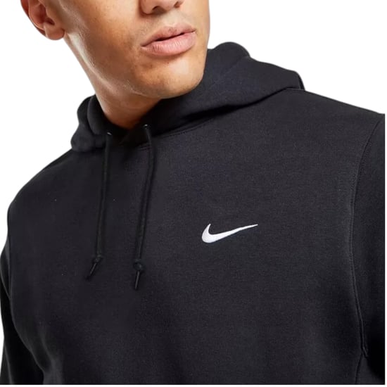 Nike Mens Fleece Hoodie Swoosh Logo Overhead Hoody Pullover Sweat - Image 6