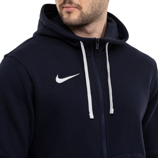 NIKE Mens Fleece Hoodie Long Sleeve Swoosh Full Zip Soccer Hoody - Image 5