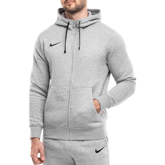 NIKE Mens Fleece Hoodie Long Sleeve Swoosh Full Zip Soccer Hoody - Image 2