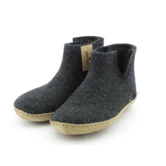 Glerups Low boot leather sole g 02-charcoal - Image 4