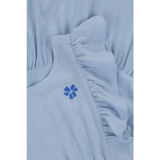 Looxs Revolution Zomerjurk light blue viscose/linnen voor meisjes in de kleur - Image 2