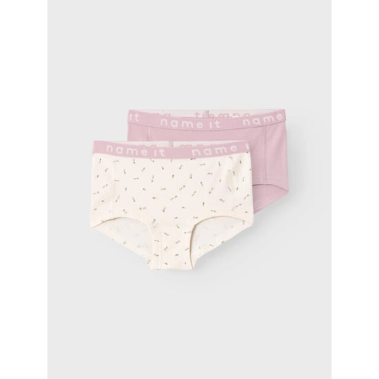 Name It Meisjes hipsters kinderen nkfhipster roze/off-white 2-pack - Image 5