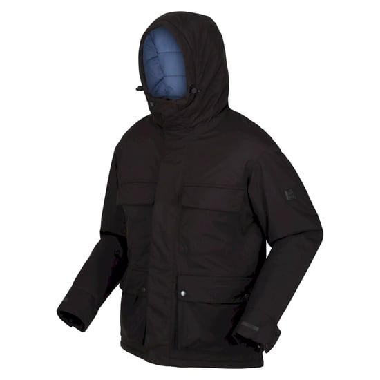 Regatta Mens Raylan Waterproof Jacket (Black) - Image 3